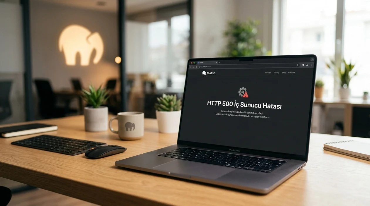 HTTP 500 Hatası MAMP ortamında sunucu yapılandırması veya uygulama sorunlarından kaynaklanabilir.