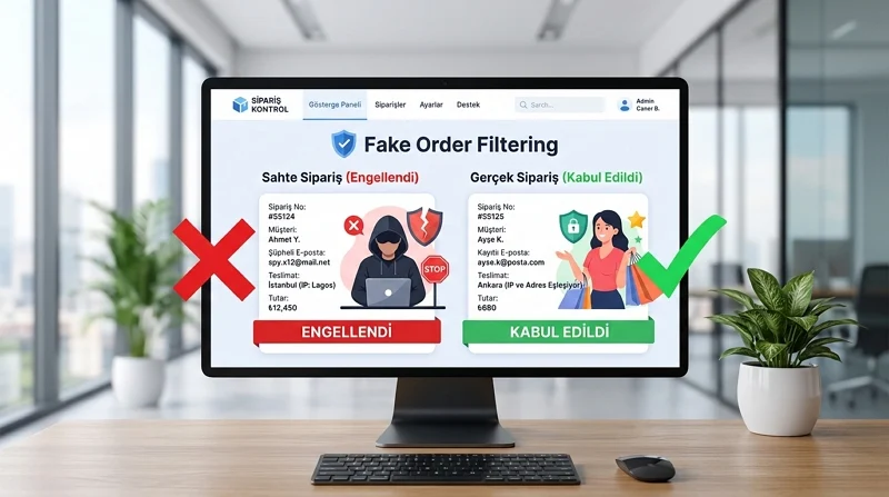 WooCommerce İstenmeyen Siparişler sahte ve gerçek siparişleri ayıran kontrollerle daha kolay engellenir.