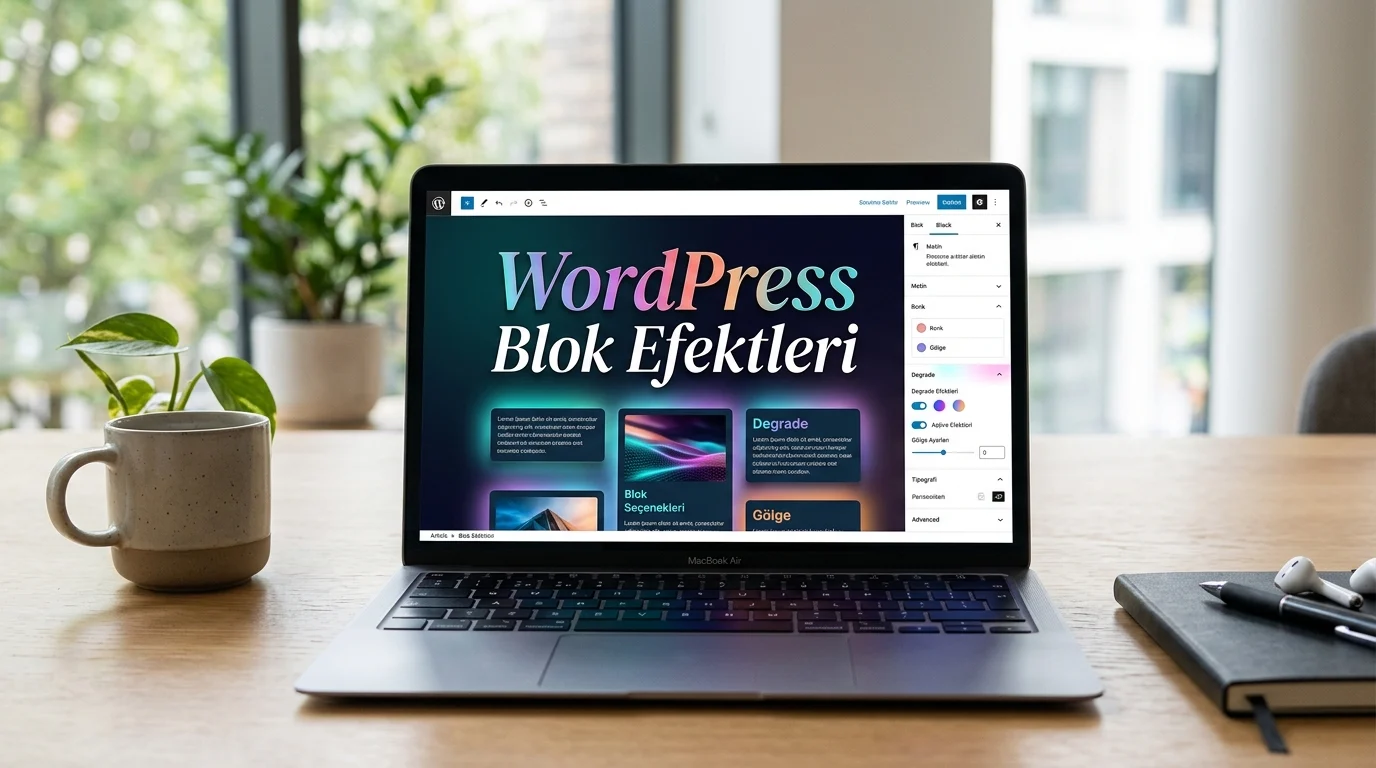WordPress Blok Efektleri ile renkli kapak ve düzen seçenekleri öne çıkıyor