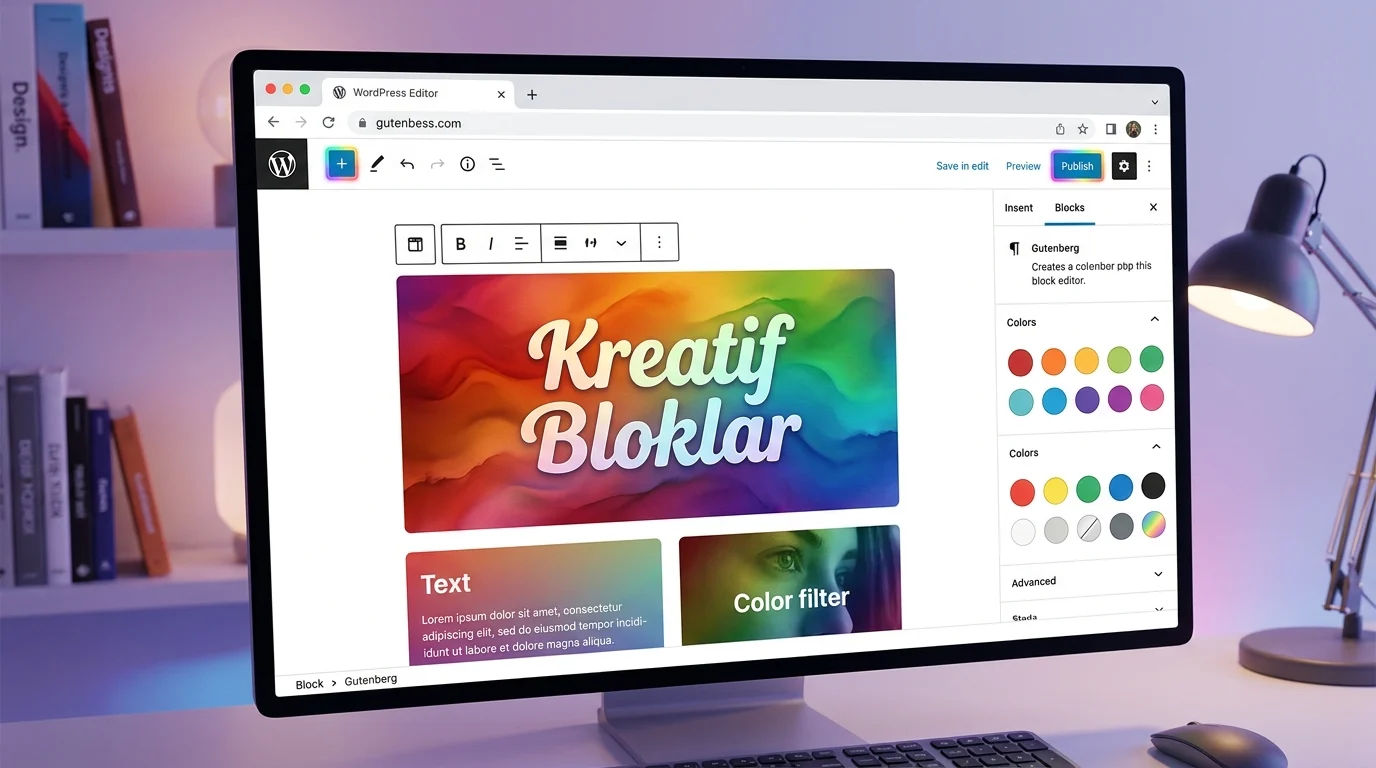 WordPress Blok Efektleri renk, filtre ve içerik bloklarını yaratıcı biçimde birleştiriyor