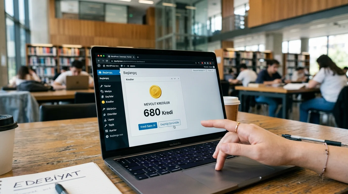 WordPress Credits kapsamında yapılan çalışmaların akademik karşılığını öğrencinin eğitim kurumu belirler.