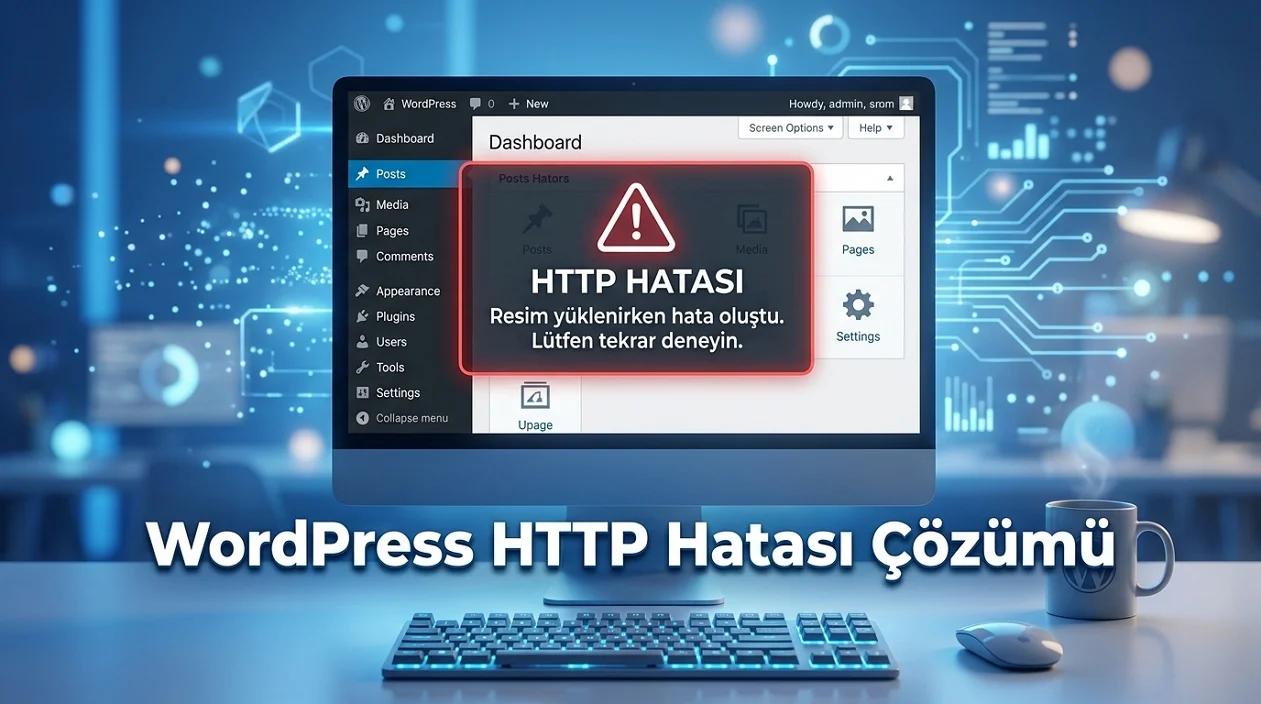 Medya Kütüphanesi HTTP Hatası yükleme sırasında sunucu veya kaynak sınırlarından kaynaklanabilir.
