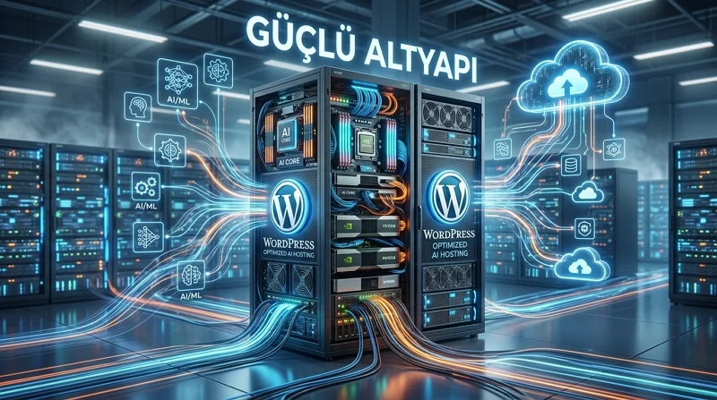 Yapay Zeka Kullanan WordPress Siteleri yüksek performans için ölçeklenebilir altyapı gerektirir.