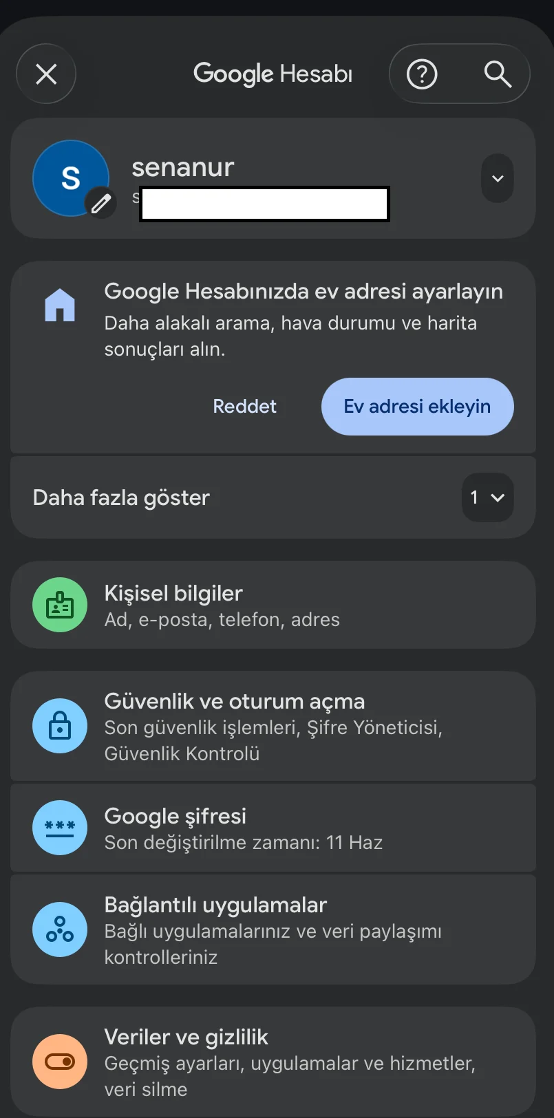 Google Servislerden telefon numarası paylaşımı