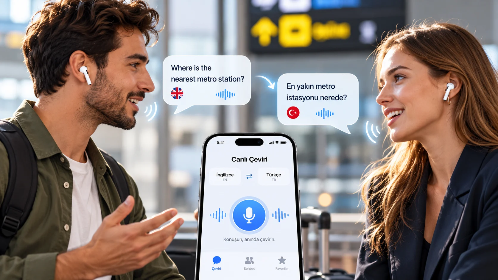 AirPods Canlı Çeviri