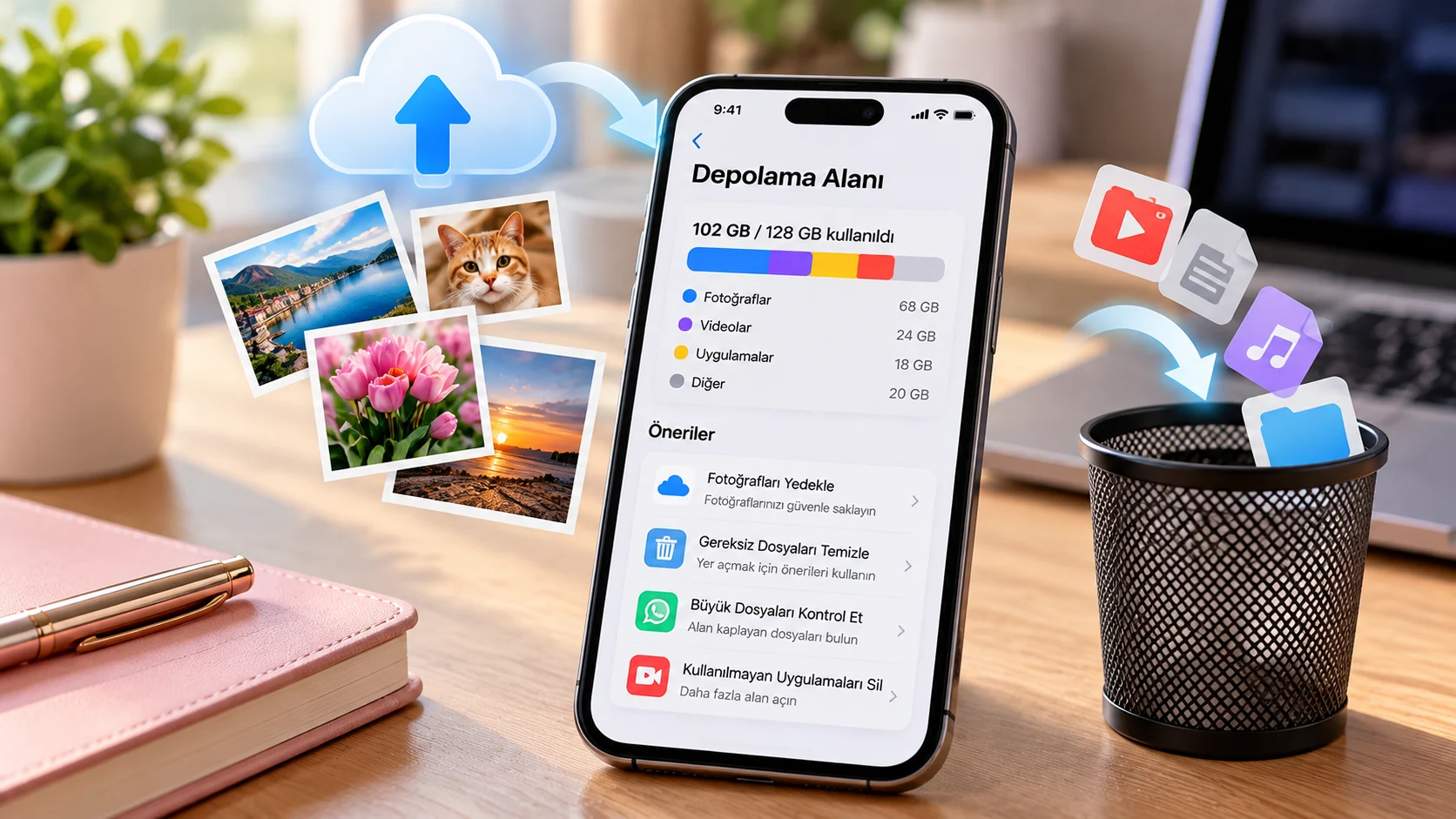 Telefonda Yer Açarken Fotoğraflarınızı Kaybetmeyin: Depolama Temizliği Rehberi