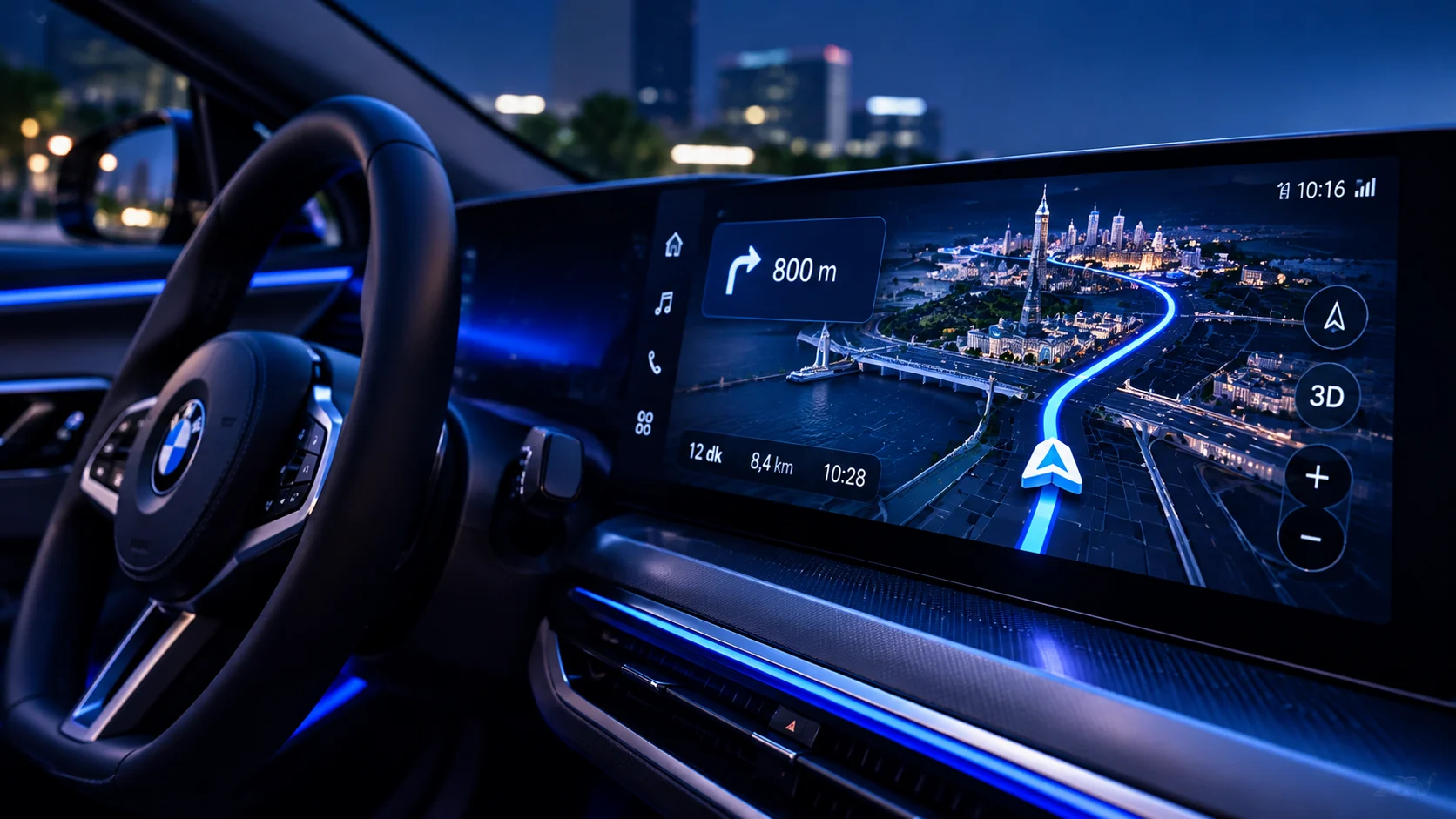 BMW’nin Yeni Navigasyon Arayüzü: BMW Maps Tanıtıldı