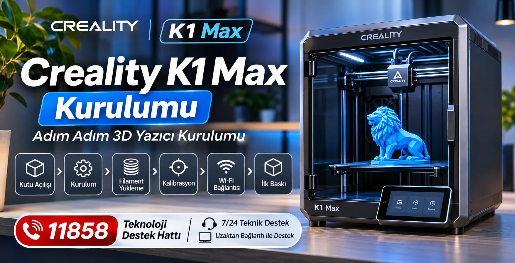 Creality K1 Max kurulumu