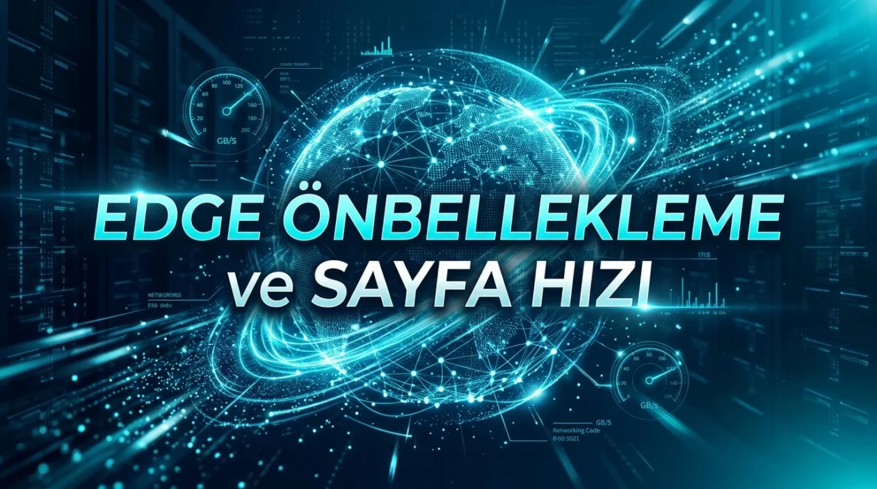 Edge Önbellekleme, web içeriğini kullanıcıya yakın noktalardan ileterek sayfa açılışını hızlandırabilir.