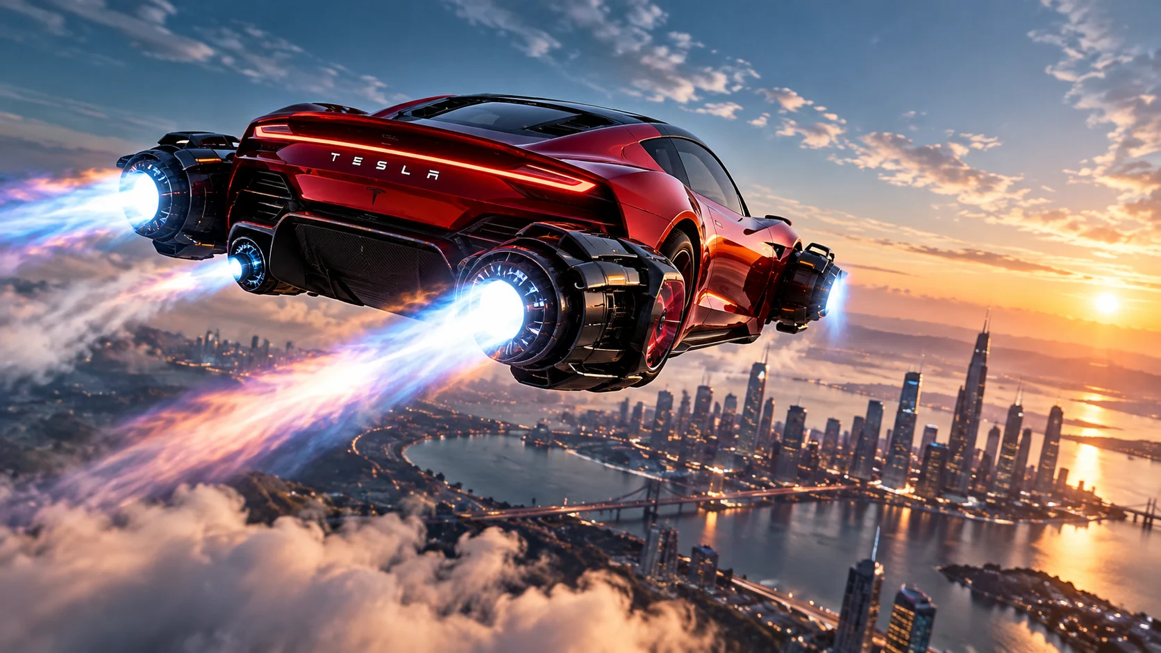Tesla Roadster Uçan Araba Tanıtıldı: Roket İticili Yeni Modelin Özellikleri ve Geleceği