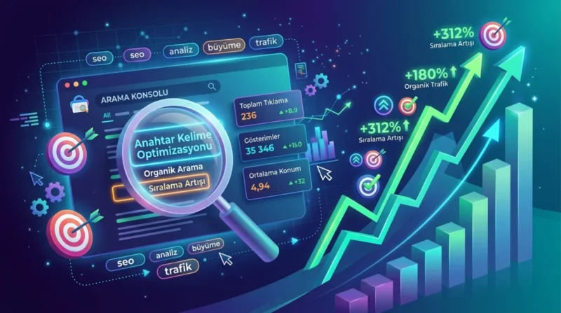 Google Arama Konsolu performans verileri, tıklama ve gösterim eğilimlerini karşılaştırmayı kolaylaştırır.