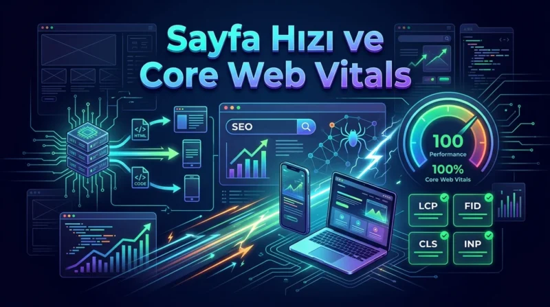 Headless WordPress SEO için sayfa hızı, LCP, INP ve CLS ölçümlerinin değerlendirilmesi.