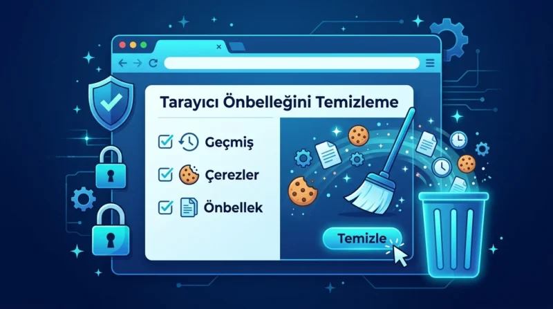NET::ERR_CERT_AUTHORITY_INVALID Hatası için tarayıcıdaki eski önbellek verilerini silmek bazen sorunu giderebilir.