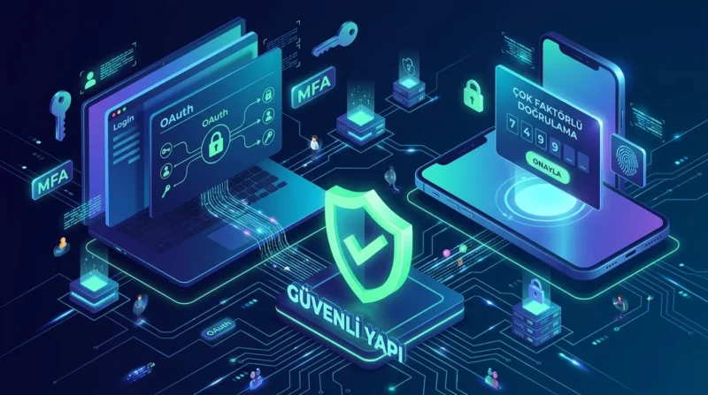 Next.js Kimlik Doğrulama uygulamalarında OAuth ve çok faktörlü doğrulama yöntemlerinin birlikte değerlendirilmesi.