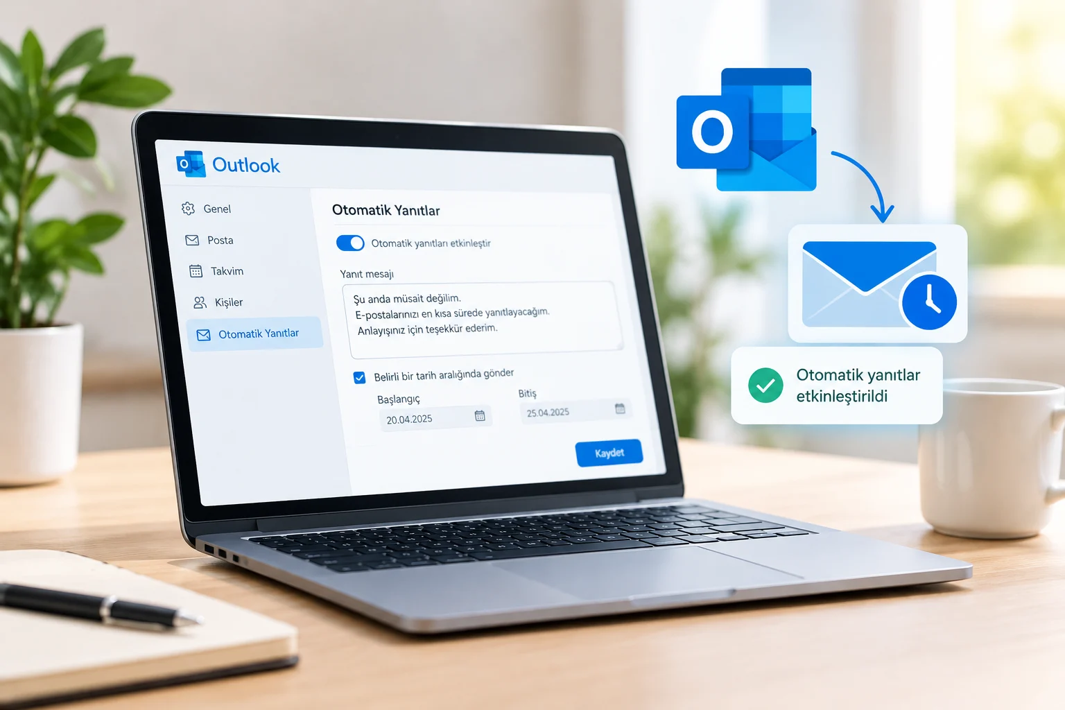 Outlook Otomatik E-Posta Yanıtları Nasıl Kurulur