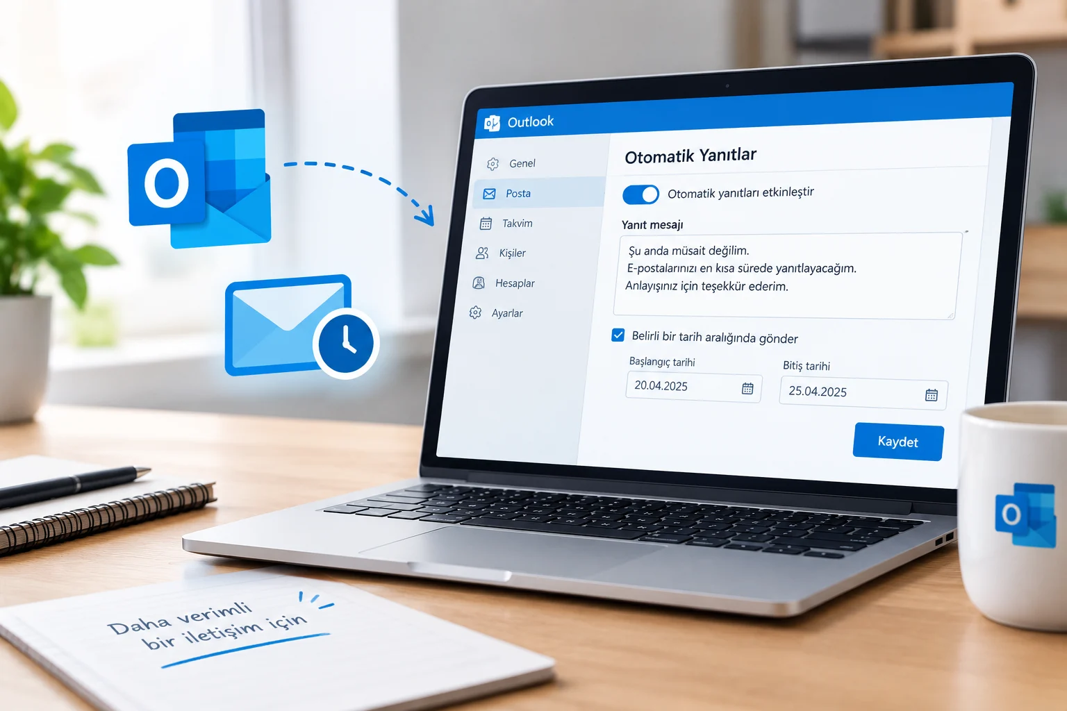 Outlook Otomatik E-Posta Yanıtları Nasıl Kurulur - TeknoDestek Müşteri ...