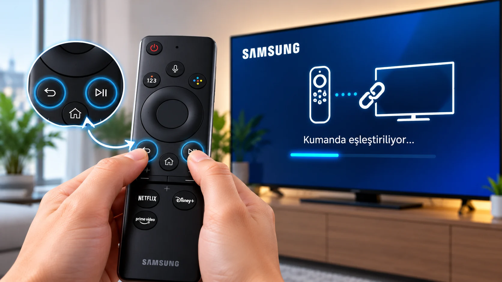 Samsung TV Akıllı Kumanda Eşleştirmesi Nasıl Yapılır