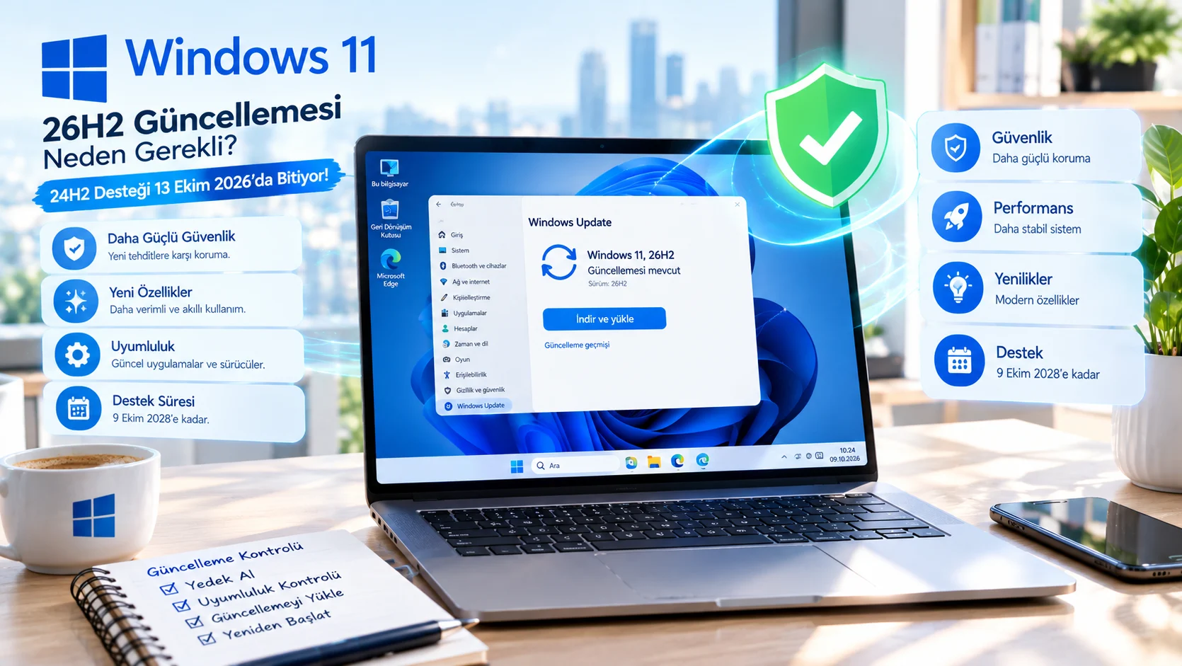 Windows 11 26H2 Güncellemesi Neden Gerekli ve Nasıl Yüklenir?