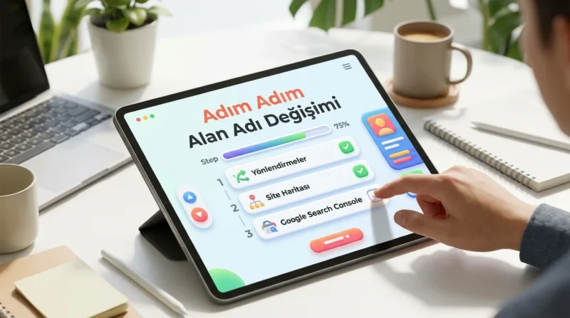 WordPress Alan Adı Değiştirme sonrasında site haritasını yenilemek ve Search Console'u kontrol etmek önemlidir.