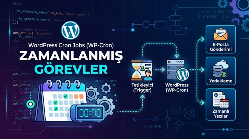 WordPress Arka Plan İşlemleri, WP-Cron üzerinden zamanlanan e-postaları ve yayınları yürütebilir.