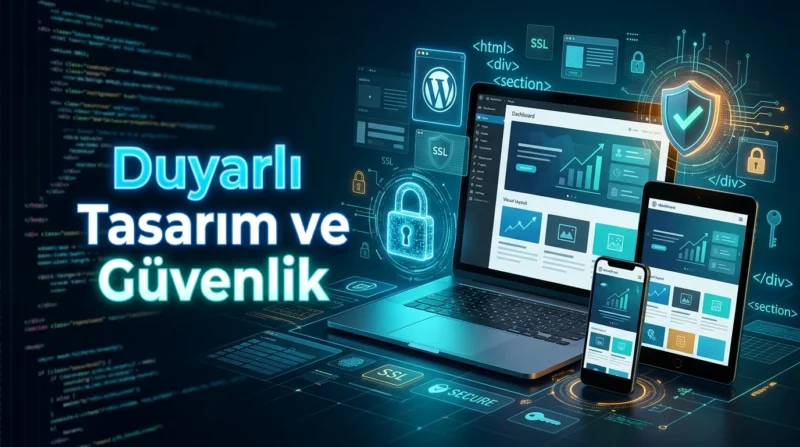 WordPress HTML ile Geliştirme çalışmalarında duyarlı sayfa tasarımı ve güvenlik kontrollerinin birlikte planlanması.