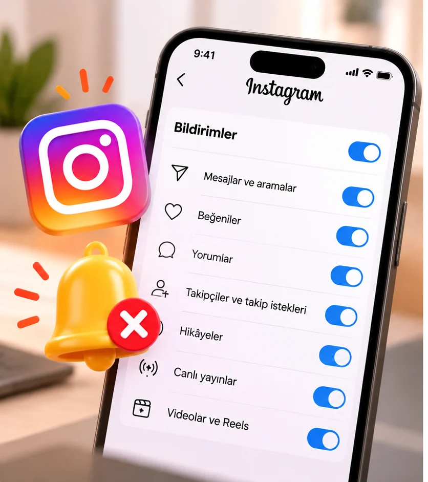 Instagram Bildirimleri Gelmiyor Sorunu Çözümü