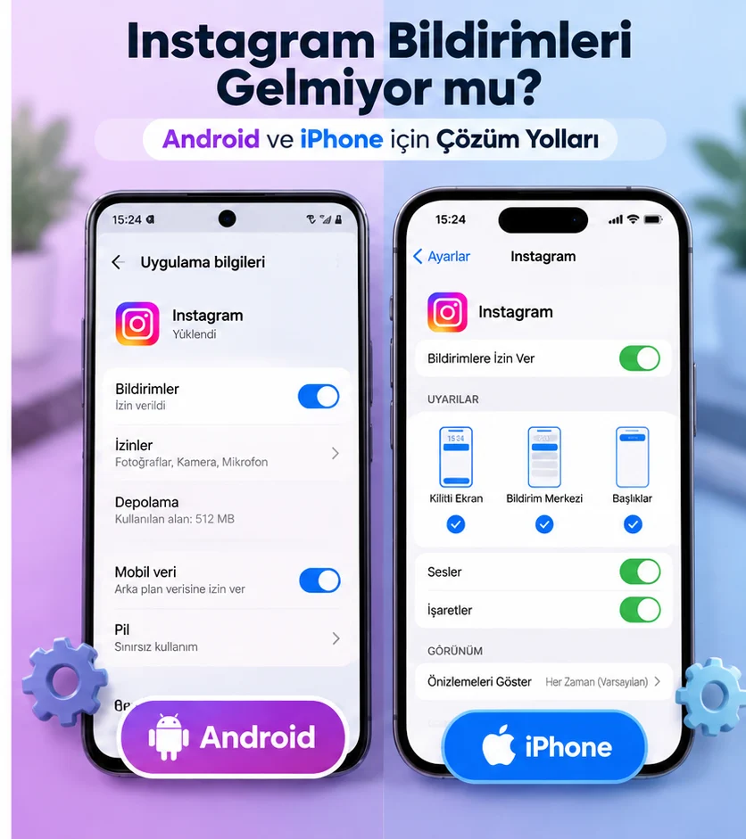 Instagram Bildirimleri Gelmiyor Sorunu Çözümü